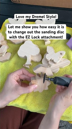 Dremel Stylo - Changjng out sanding discs, EZ Lock attachment