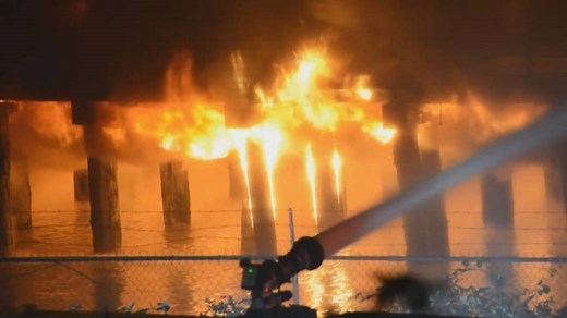 Suspect arrested in New Westminster Pier Park fire