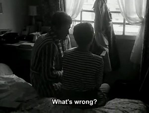 Breathless (1960) Hotel Scene - Jean Seberg Jean-Paul Belm