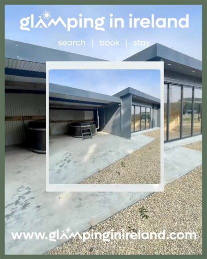 Clonegal Glamping Pod in County Wexford presents two stylish adults-only retreats designed for couples. Both the Executive Cabin and Executive Pod sleep two guests and feature private jacuzzis with sweeping countryside views. Inside, guests enjoy cosy interiors, WiFi, TV, and convenient self-catering facilities. Relax in the hot tub at sunset, then explore the charming village of Clonegal, stroll along the River Slaney, or visit historic Huntington Castle. With the Wicklow Way and Mount Leinster