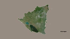 Ubicación Del León. Nicaragua. Mapa Satelital Almacen De Video - Vídeo de mundo, avance: 248860925