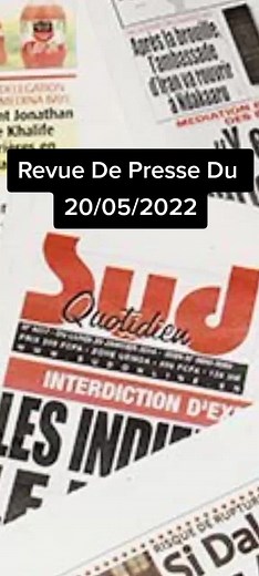 #revuedepresse #faitsdivers #senegal