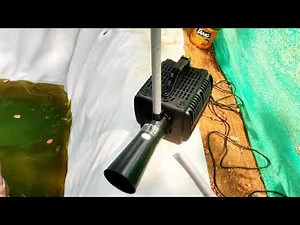 Hailea aerator pump installation | artificial pond