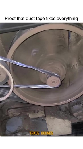 5.1K views · 13 reactions | At least temporarily! What do you think about this quick fix? 類 #ducttapefixeseverything #mechanic | Trade Hounds | Facebook