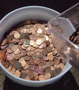 954K views · 5.5K reactions | How many pennies do you think are in this bucket? #coins #pennies #coinstar #penny #coin | CoinHub | Facebook
