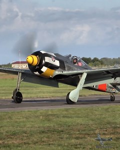 Focke -Wulf Fw190 Sound at Hangar10 #luftwaffe #fighter #aircraft #sound | Warbirds
