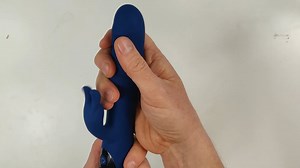 Evolved - The Ringer - Thrusting & Rolling Pleasure Rabbit Vibrator PlayBlue Demo