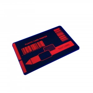 [Hot Item] UV Holographic Security Invisible Red PVC Card Print ID Zebra P330I UV Ribbon