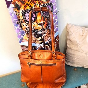 Patricia Nash Poppy Tote Vegitable Tan Leather