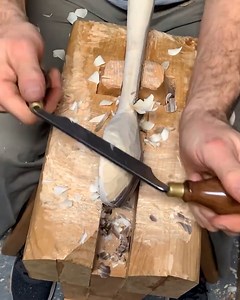 201K views · 270 reactions | This is how a wooden mixing spoon is made! | MetDaan DIY | Facebook