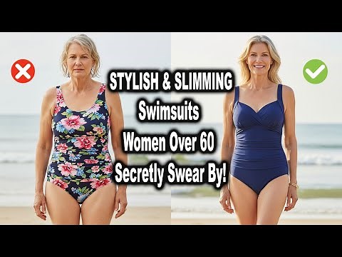 Best Swimsuits for Women Over 60 Look Confident & Stylish at the Beach | Women over 60