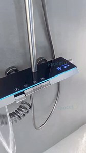 Color-changing LED lights visually indicate water temperature and add a stylish touch to your shower. #bathroomfaucetmanufacturers #bathroomfaucetfactory #bathroomfaucetsuppliers #bathroomfaucet | FaucetU | Facebook