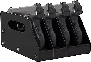 Gun Rack for Pistol, Pistol Rack Handgun Rack Gun Cabinet Storage, Pistol Organizer Accessories, Gun Holders Fit Most Pistols, Stong Steel Construction, High-Density Foam Padding