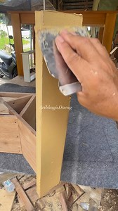 Puttying table legs is very easy #holzabearbeitung #diy #woodworkingtips | Aribhugis Daeng