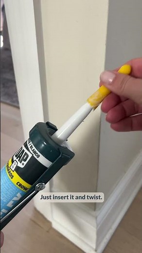 How To Save an Open Tube of Caulk