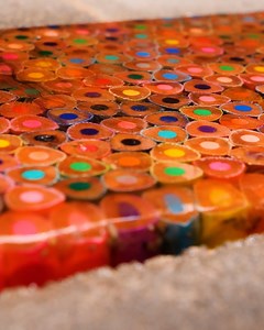 4.8M views · 4.3K reactions | Creative Cobblestone Tile With Colorful Pencils! | Bored Panda Art | Facebook