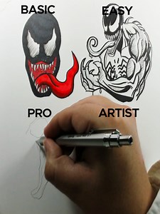 515K views · 2.4K reactions | Venom ✍ #venom #drawing #drawings #drawingadaychallenge #drawingsketch | Themaxiarte | Facebook