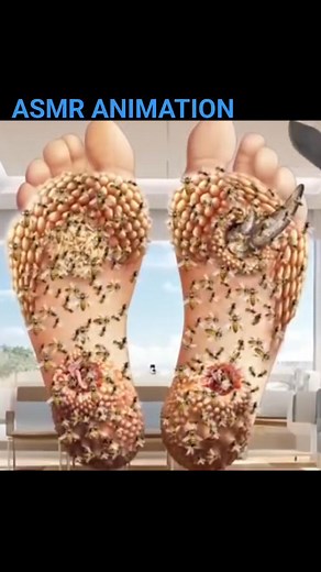 ASMR Animation TREATMENT | Remove worm, maggots, dog tick, spider, bees, wasp from Foot, feet, legs | Deep Cleaning Animation | 2D Animation | foot care | feet care asmr, asmr treatment, brain asmr, braini asmr asmr mouth sounds, asmr videos, asmr animation, asmr sleep, asmr satisfaction, asmr stop motion, asmr ear cleaning treatment, rest asmr, asmr mukbang, asmr video, asmr make up, asmr care, animation, 2d animation, stop motion, maggot remove, rainbow asmr, relaxing asmr, dog tick animation,