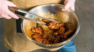 Dan Patrick, the man behind The Dan Patrick Show, picks these Cajun wings for the top of his roster. Cayenne pepper and Louisiana-style hot sauce grant out-of-this-world flavor and heat that’ll have you licking every last finger. Get the recipe here: http://bit.ly/dpwings ------------------------------------------ We’ve collaborated with The Dan Patrick Show to bring you The Dan Patrick Show Game Day Recipes ebook in time for the big game. Download it for free here http://bit.ly/danpatrickbook, 