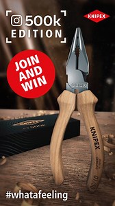 Show us how you feel when you use KNIPEX tools for a chance to win one of 50 exclusive collector's items: our Needle-Nose Combination Pliers with oak handles! Here's how to enter: 1️⃣ Snap a photo or video that captures the essence of using KNIPEX tools. 2️⃣ Submit your entry via the link in our bio. Entries with at least 20 likes qualify for the draw! 3️⃣ Stay tuned for the prize draw after the closing date on 30th April 2024. 🤞 #KNIPEX #Knipex_Australia #MadeInGermany #HandTools #KnipexLove #