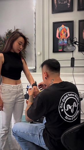 Mini Tattoo #tantattoocantho #tiktok #xamhinhnghethuat #tattoo #đàotaohocvien