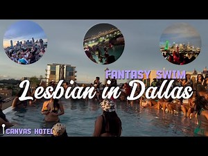 LESBIAN IN DALLAS | ROOFTOP POOL PARTY 🌞🏳️‍🌈 | 📍CANVAS HOTEL 🔥