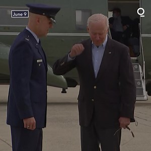 One unlucky cicada learned the hard way not to bug the president and got swatted away. Biden was on his way to the U.K. for the G7 summit. | Bloomberg Originals