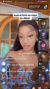 2.9K views · 156 reactions |  Axel Merryl et kimi au cœur du débat ce jour sur une live. Suite au nouveau song de Axel, des débats 路‍♂️se font sur tiktok. | Diamant brut | Facebook