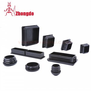 [Hot Item] Custom Plastic Round/Rectangle Black Blanking End Cover Caps for Screw Holes