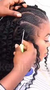 28K views · 434 reactions | She asked for curly Crochet Hairstyles heatless curls using braid extension | Nkemjeffrey | Facebook