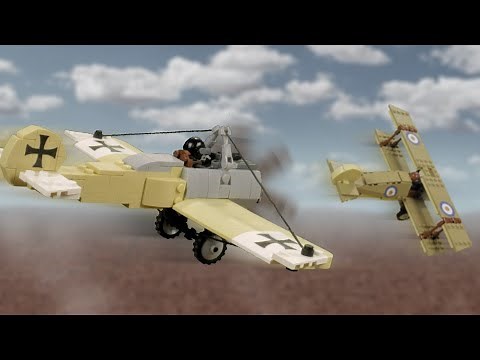 WW1 Plane Battle - stopmotion