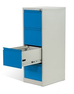 [Hot Item] Four Drawer Vertical Filing Cabinet Metal Office Files Storage Cabinet All-Steel Handle Lockable Hanging Files Cabinet Furniture