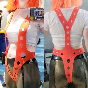 USA SHIP Made-to-measure Leeloo Cosplay Orange Suspenders - Etsy