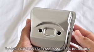 FS38 FS55 Brushcutter Muffler Compatible with Stihl FS38 FS45 FS46 FS55 FS55C FS55R KM55 KM55C KM55R KM55RC HL45 for Stihl Muffler Replaces 4140-140-0617 41401400617