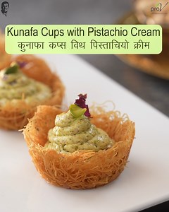 16K views · 549 reactions |  Indulge in a Sweet Start to the Week!  #MondayMunchies Take your taste buds on a delightful journey with Kunafa Cups with Pistachio Cream made with ProV Foods Pistachios 籠 #KunafaCups #PistachioMagic #SweetDelights #FoodieHeaven #prov #provfoods #sanjeevkapoor | Sanjeev Kapoor | Facebook