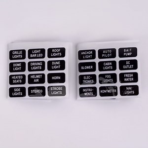 6 Way Fuse Block Blade Fuse Box with Negative Bus - ATC/ATO for Boat Yacht Vehicle Auto RV Car Trailer Truck SUV