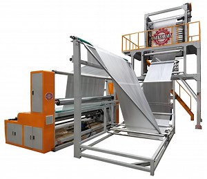 [Hot Item] HDPE LDPE Open Folding Single Layer Rotary Die Head Blowing Film Machine