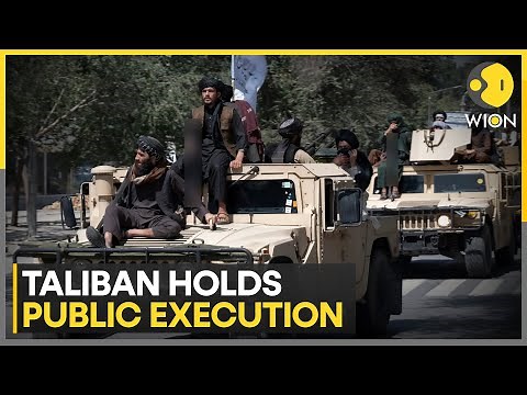 Taliban conducts public execution of two men in Afghanistan | Double public execution | WION