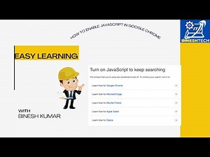 How to Enable JavaScript On Google Chrome