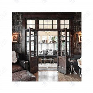 [Hot Item] Orient Shaker Door Noise-Reducing MDF Board Design with Solid Wooden Accent Private Study Room Door