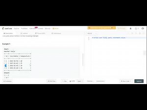 Rising Temperature #sql #bigdata #leetcode