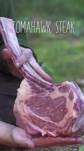 Caveman style 🔥 #fyp #firekitchen #trends #viral #tomahawk #caveman #steak #tasty #foodporn | Fire-Kitchen Cook