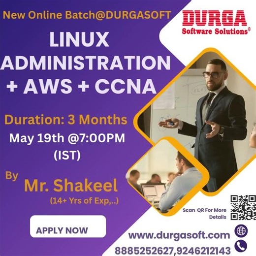📢 New Online Batch Launching @DURGASOFT!