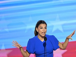 3.3K views · 33 reactions | Eva Longoria flees ‘dystopian’ US amid total Trump victory: Desperate Housewives star Eva Longoria has led the exodus of Kamala Harris’ celebrity supporters as Donald Trump exerts total control over Washington DC. STORY: #evalongoria #donaldtrump #kamalaharris #uselection Download the Daily Telegraph App: https://bit.ly/4gj6DbV | Daily Telegraph | Facebook
