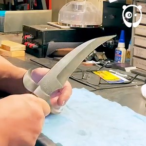 Forging a knife for fantasy challenge | Bored Panda Art