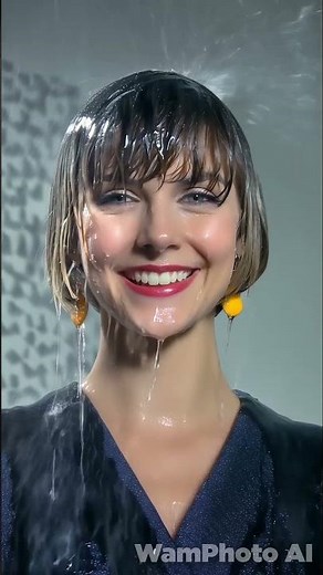 Women getting soaking #wet in the rain #aiwam #wetlook #soaked #water #rain