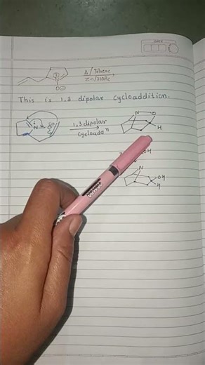 Predict the product (1,3-dipolar cyclo addition) #chemistrypage