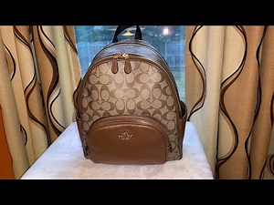 What's in my bag | Coach Court Backpack | Mod Shots