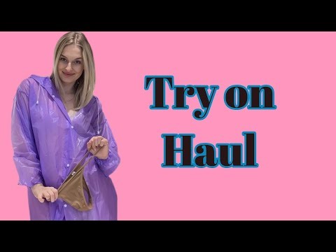 4k Try-On Haul See Everything | Transparent Dress, Lingerie & Bikini Try-On Haul With Me