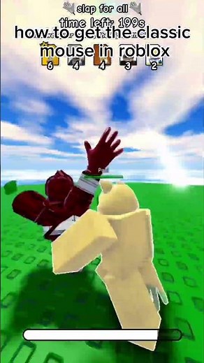 how to get the classic roblox mouse #roblox #meme #untitledtaggame